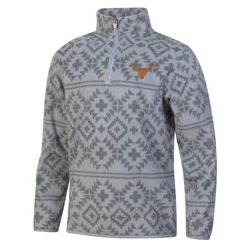NCAA Texas Longhorns Boys' 1/4 Zipped Pullover Shirt - M