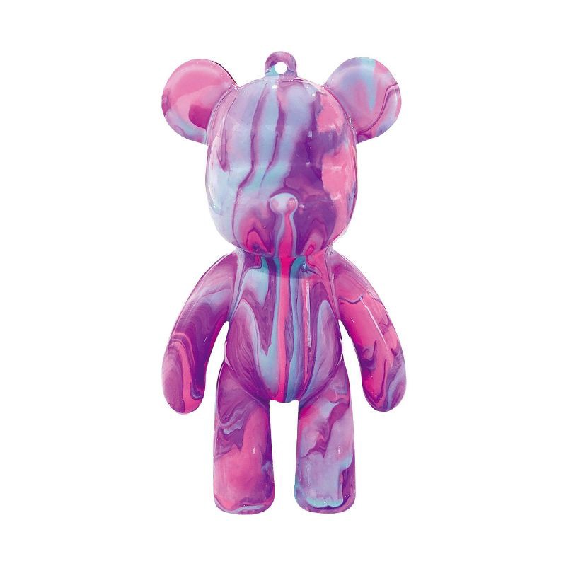 slide 5 of 9, Toy Monster Pour Palz DIY Paint Bear Mini Keychain "Colors May Vary", 1 ct