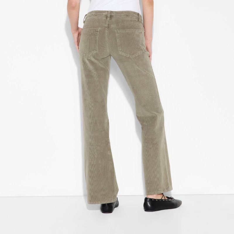slide 3 of 3, Women's Corduroy Slim Boot Pants - Wild Fable™ Tan XXS, 1 ct