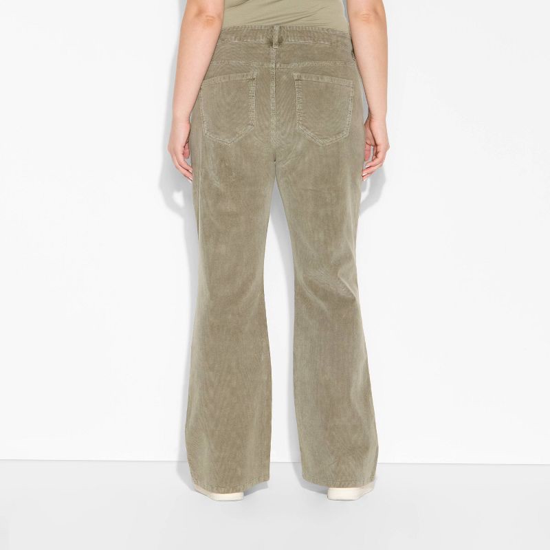 slide 3 of 3, Women's Corduroy Slim Boot Pants - Wild Fable™ Tan XXL, 1 ct