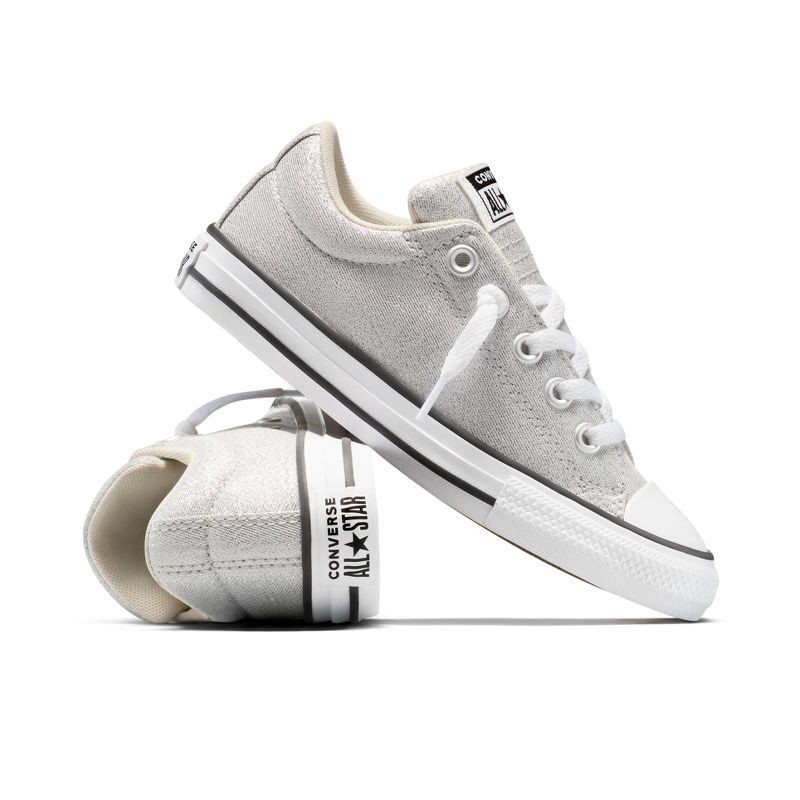 slide 4 of 8, Converse Kids' Street Low Slip-On Sneakers - Gray 5, 1 ct