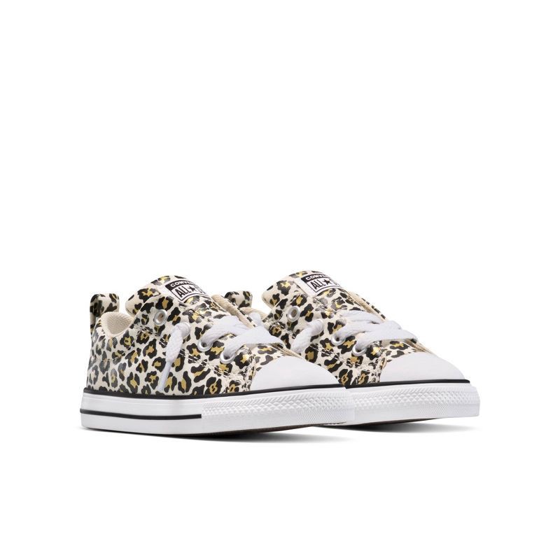 slide 5 of 8, Converse Toddler Street Low Slip-On Cheetah Sneakers - Light Brown 5T, 1 ct