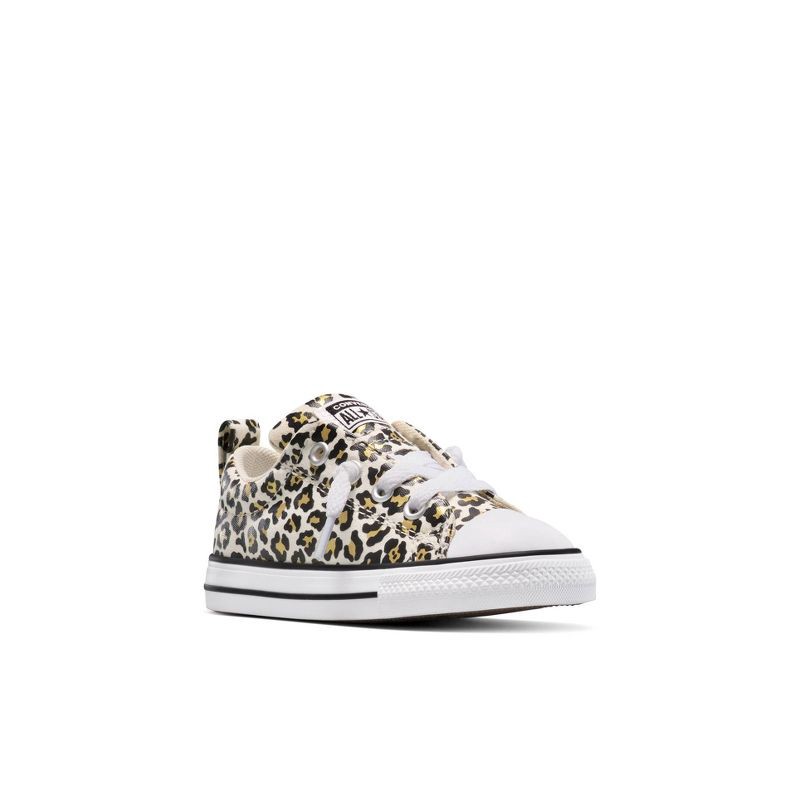 slide 6 of 8, Converse Toddler Street Low Slip-On Cheetah Sneakers - Light Brown 5T, 1 ct