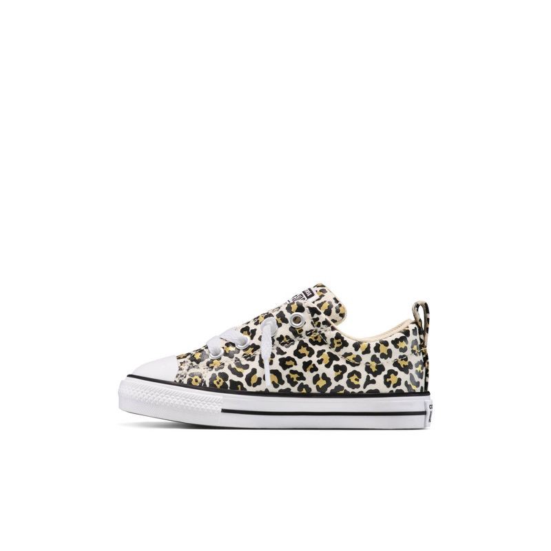 slide 6 of 8, Converse Toddler Street Low Slip-On Cheetah Sneakers - Light Brown 7T, 1 ct