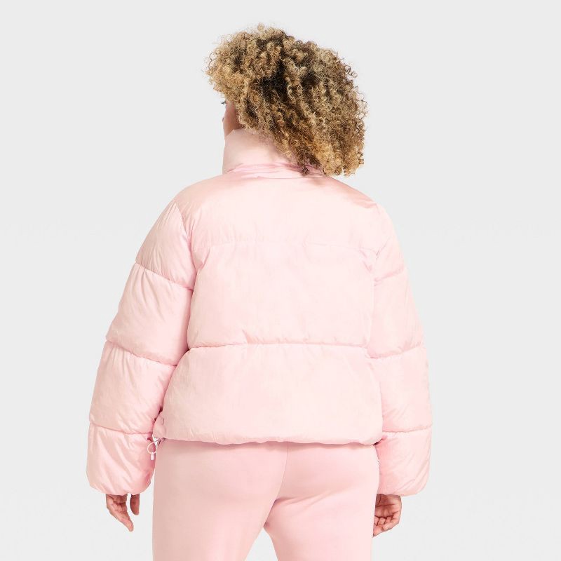 slide 5 of 5, Women's Puffer Jacket - All In Motion™ Light Pink XL, 1 ct