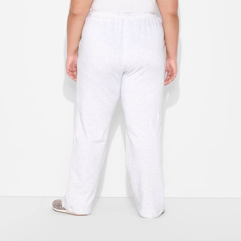 slide 3 of 3, Women's Mid-Rise Slim Straight Sweatpants - Wild Fable™ Heather Gray XXL, 1 ct