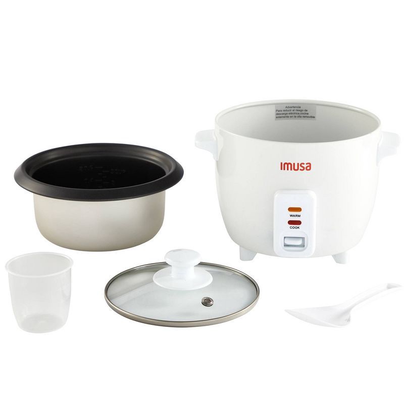 slide 2 of 7, IMUSA 10 Cup Rice Cooker White, 1 ct