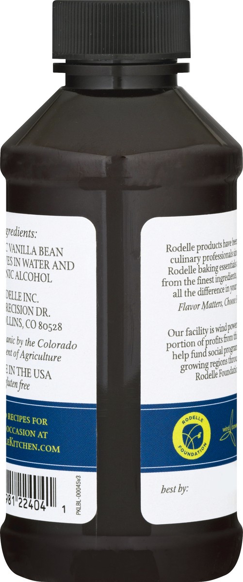 slide 4 of 9, Rodelle Organic Pure Vanilla Extract, 4 fl oz