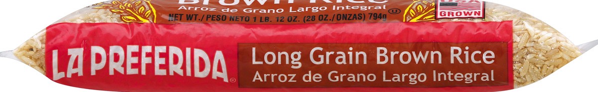 slide 3 of 5, La Preferida Long Grain Brown Rice, 28 oz