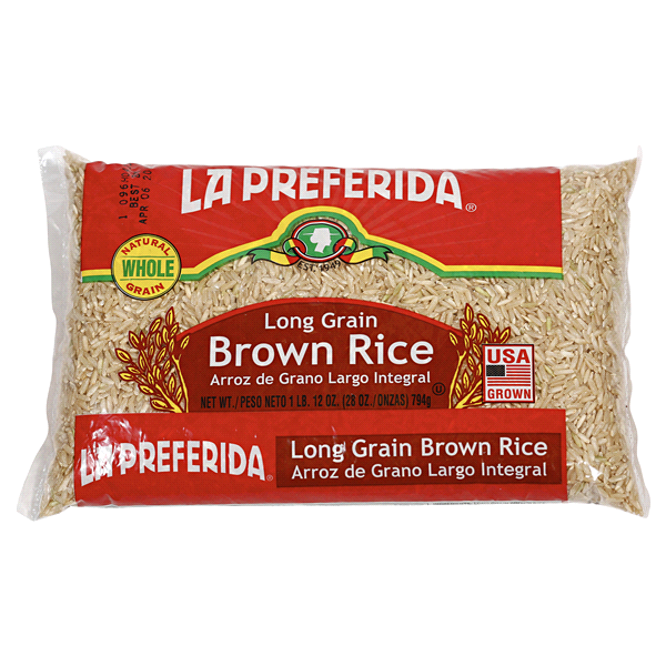 slide 1 of 5, La Preferida Long Grain Brown Rice, 28 oz