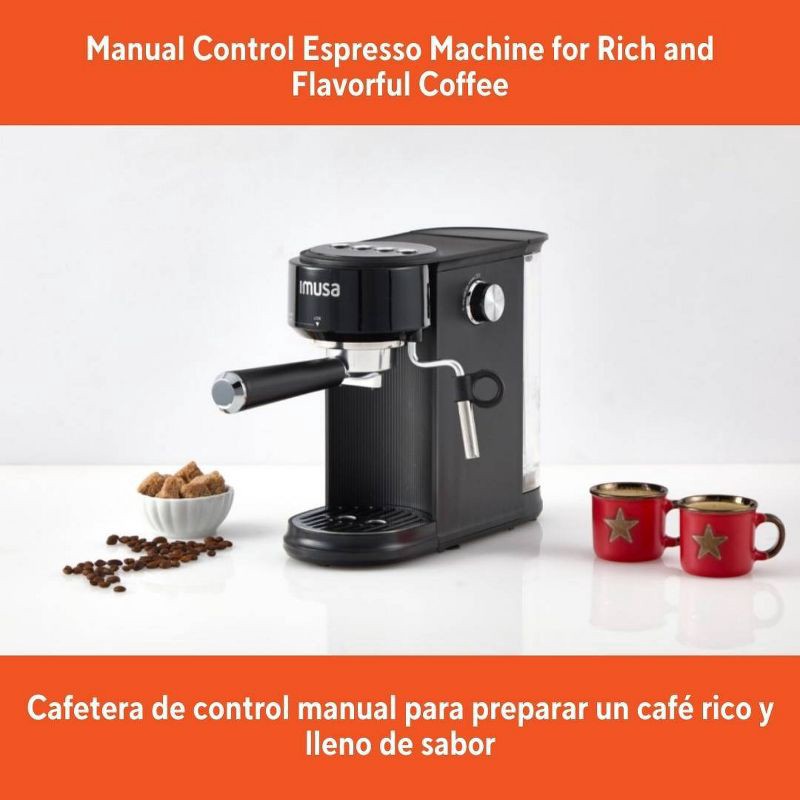 slide 3 of 7, IMUSA SlimBrew Espresso Cappuccino Maker, 1 ct