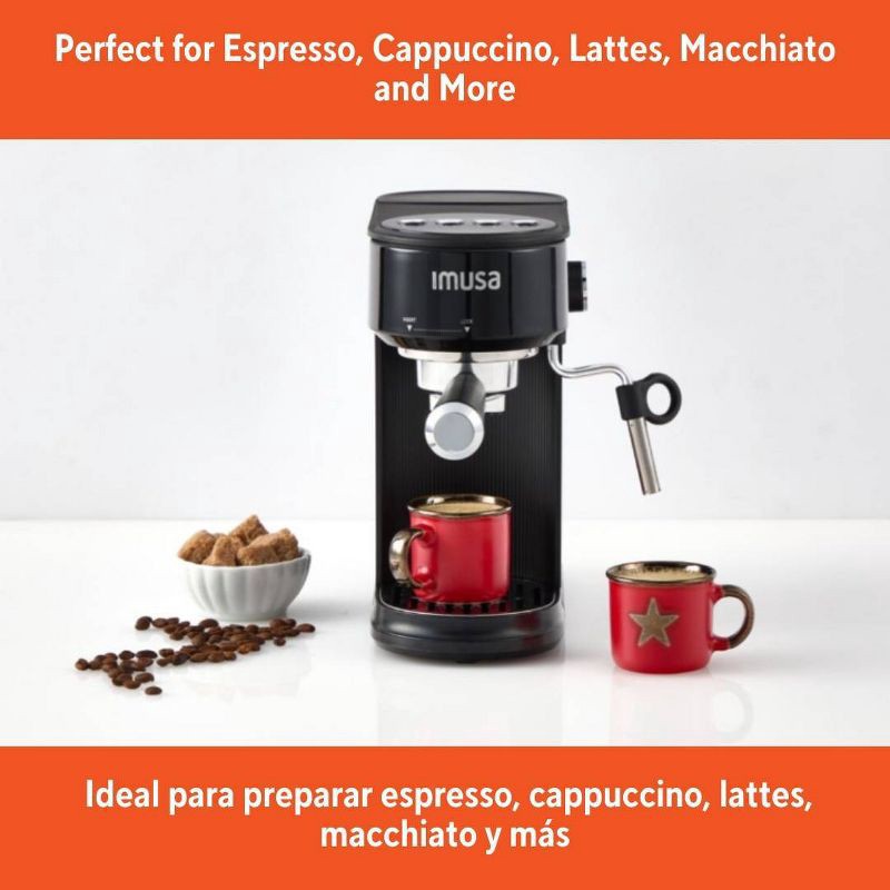 slide 6 of 7, IMUSA SlimBrew Espresso Cappuccino Maker, 1 ct