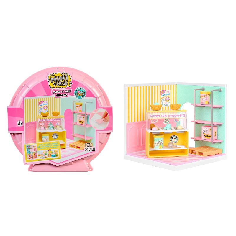 slide 1 of 7, MGA's Miniverse Make It Mini Spaces Ice Cream Shop, Building Set, 1 ct