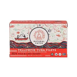 Natural Catch Yellowfin Tuna Filets In Organic Extra Virgin Olive Oil - 4.4oz