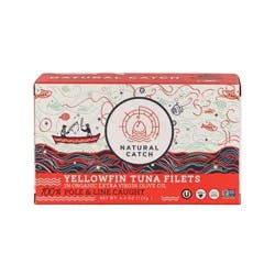 Natural Catch Yellowfin Tuna Filets In Organic Extra Virgin Olive Oil - 4.4oz