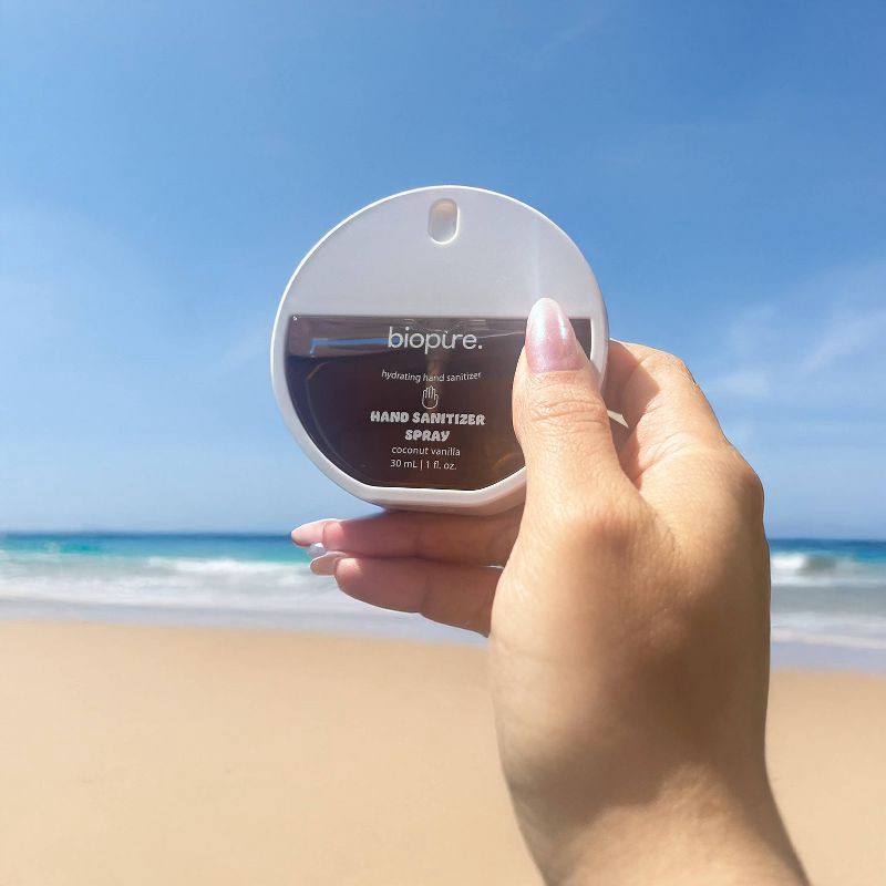 slide 3 of 4, BioPure Hydrating Hand Sanitizer Spray - Coconut Vanilla - 30ml, 30 ml