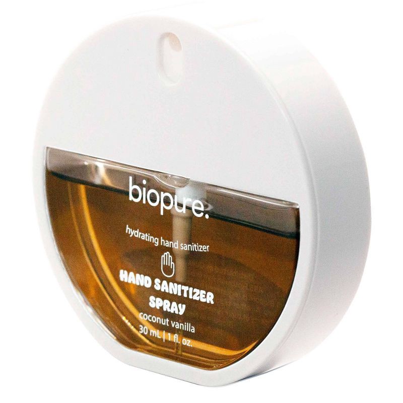 slide 4 of 4, BioPure Hydrating Hand Sanitizer Spray - Coconut Vanilla - 30ml, 30 ml