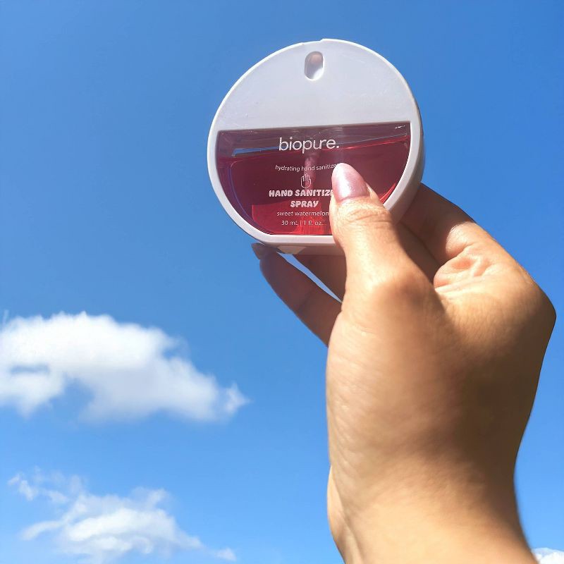 slide 3 of 4, BioPure Hydrating Hand Sanitizer Spray - Sweet Watermelon - 30ml, 30 ml