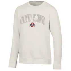 NCAA Ohio State Buckeyes Men's Crew Neck Fleece Sweatshirt - S