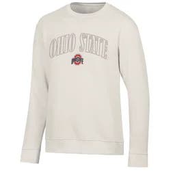 NCAA Ohio State Buckeyes Men's Crew Neck Fleece Sweatshirt - M