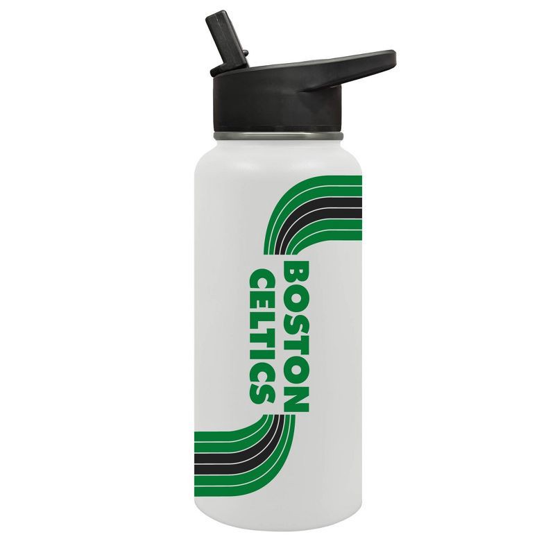 slide 2 of 5, NBA Boston Celtics Retro Wave Thirst Water Bottle - 32oz, 32 oz