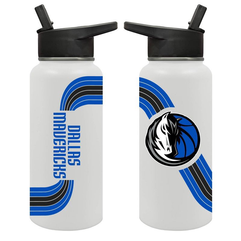 slide 3 of 5, NBA Dallas Mavericks Retro Wave Thirst Water Bottle - 32oz, 32 oz