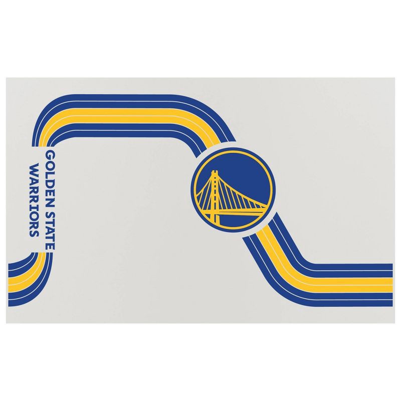 slide 4 of 5, NBA Golden State Warriors Retro Wave Thirst Water Bottle - 32oz, 32 oz
