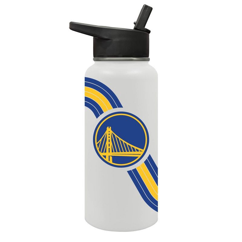 slide 1 of 5, NBA Golden State Warriors Retro Wave Thirst Water Bottle - 32oz, 32 oz