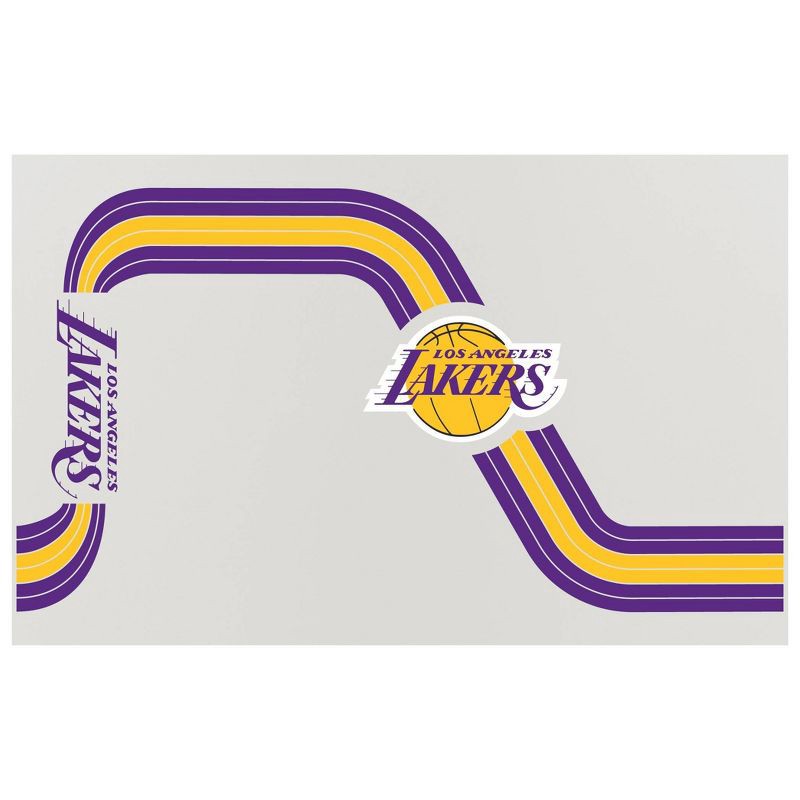 slide 4 of 5, NBA Los Angeles Lakers Retro Wave Thirst Water Bottle - 32oz, 32 oz