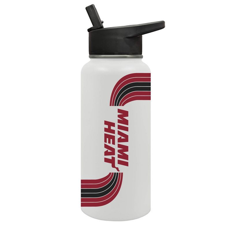 slide 2 of 5, NBA Miami Heat Retro Wave Thirst Water Bottle - 32oz, 32 oz