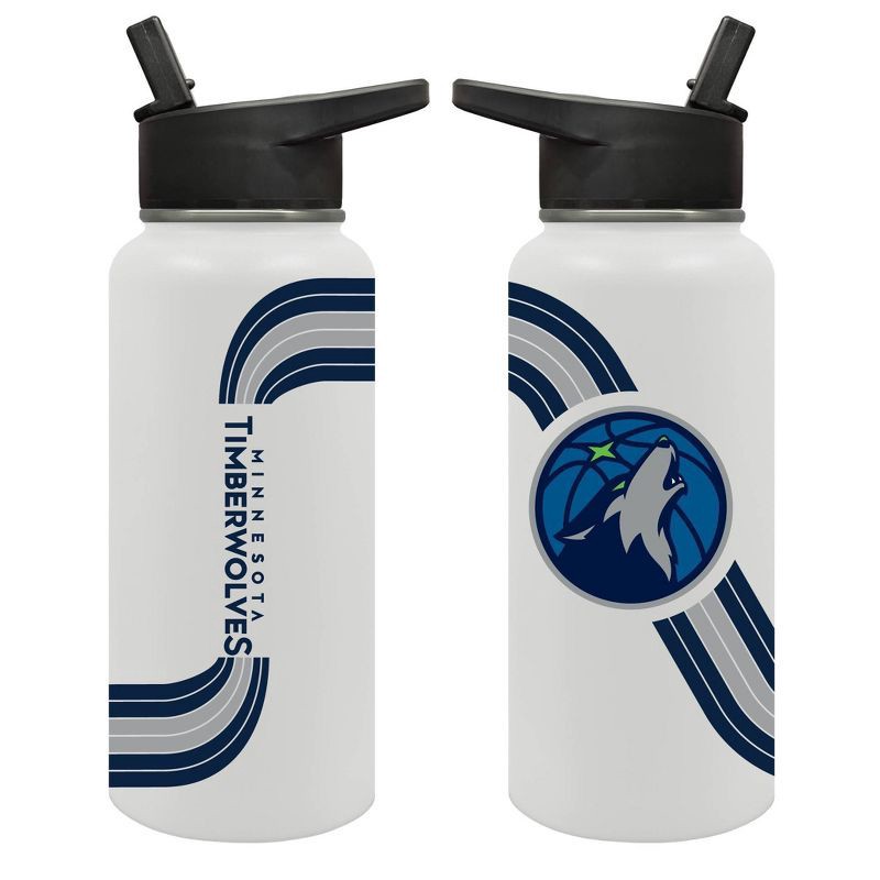 slide 3 of 5, NBA Minnesota Timberwolves Retro Wave Thirst Water Bottle - 32oz, 32 oz