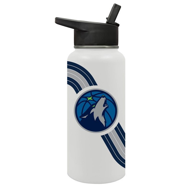 slide 1 of 5, NBA Minnesota Timberwolves Retro Wave Thirst Water Bottle - 32oz, 32 oz