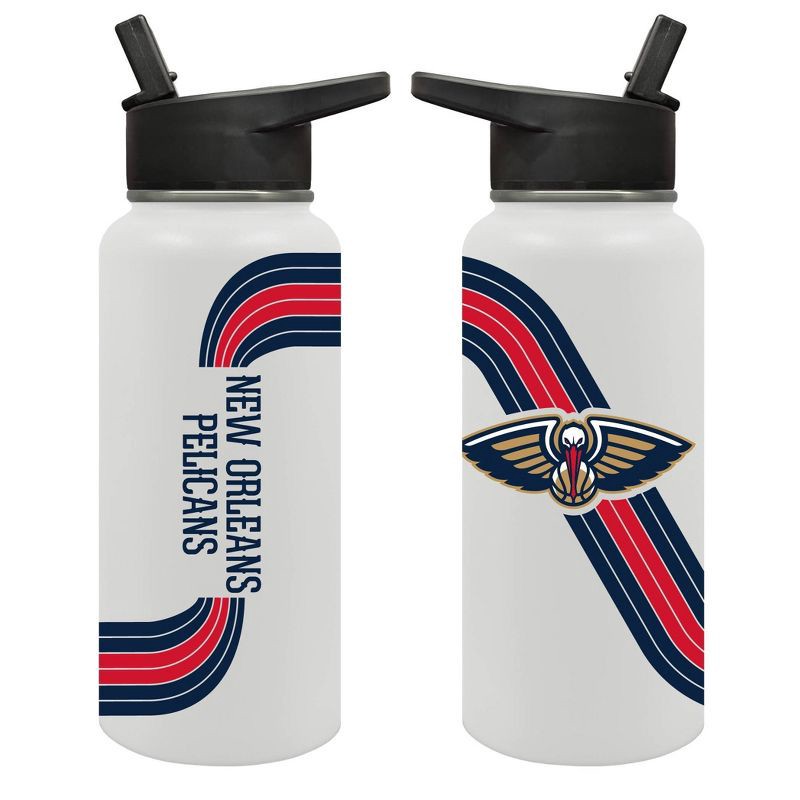 slide 3 of 5, NBA New Orleans Pelicans Retro Wave Thirst Water Bottle - 32oz, 32 oz
