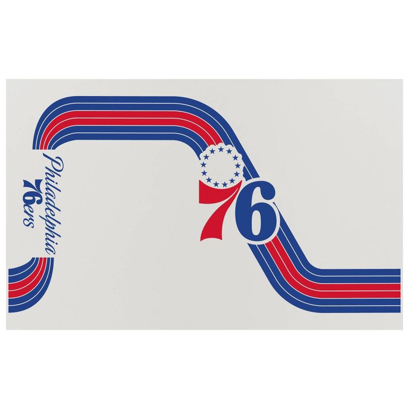 slide 4 of 5, NBA Philadelphia 76ers Retro Wave Thirst Water Bottle - 32oz, 32 oz