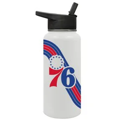 NBA Philadelphia 76ers Retro Wave Thirst Water Bottle - 32oz