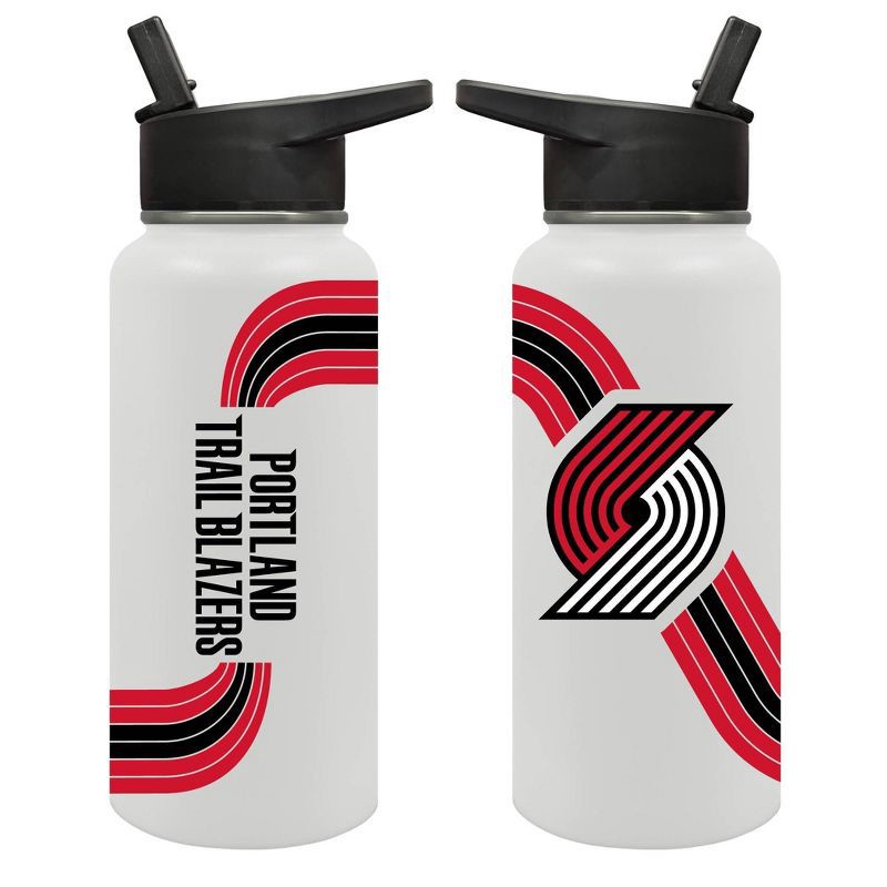 slide 3 of 5, NBA Portland Trailblazers Retro Wave Thirst Water Bottle - 32oz, 32 oz