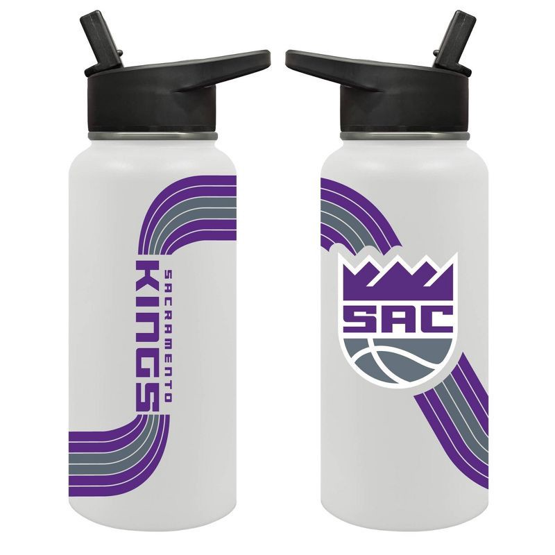 slide 3 of 5, NBA Sacramento Kings Retro Wave Thirst Water Bottle - 32oz, 32 oz