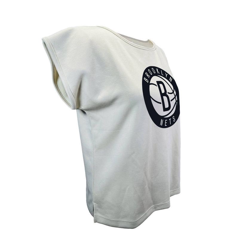 slide 2 of 4, NBA Brooklyn Nets Women's Sand Dolman T-Shirt - L, 1 ct