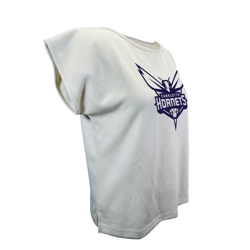 slide 2 of 4, NBA Charlotte Hornets Women's Sand Dolman T-Shirt - L, 1 ct