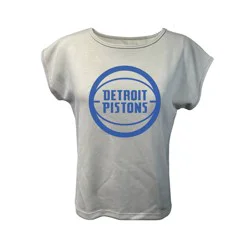 NBA Detroit Pistons Women's Sand Dolman T-Shirt - M