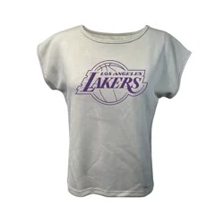 NBA Los Angeles Lakers Women's Sand Dolman T-Shirt - XL
