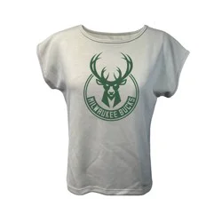 NBA Milwaukee Bucks Women's Sand Dolman T-Shirt - L