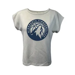 NBA Minnesota Timberwolves Women's Sand Dolman T-Shirt - L