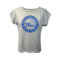 NBA Philadelphia 76ers Women's Sand Dolman T-Shirt - M