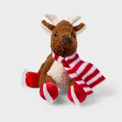 7" Reindeer with Scarf & Ice Skates Stuffed Animal - Gigglescape™