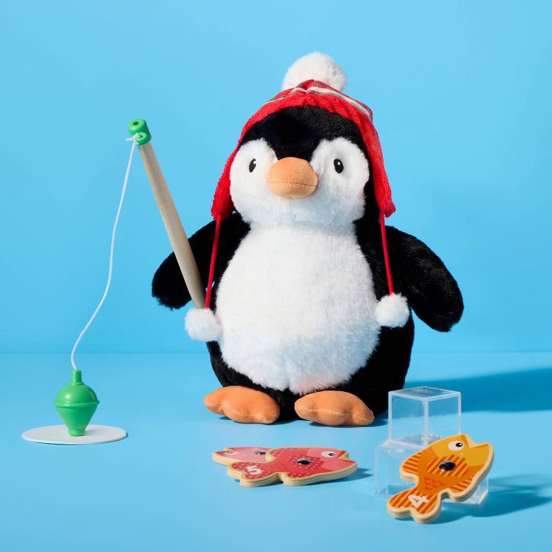 slide 2 of 4, 12'' Penguin with Hat Stuffed Animal - Gigglescape™, 1 ct
