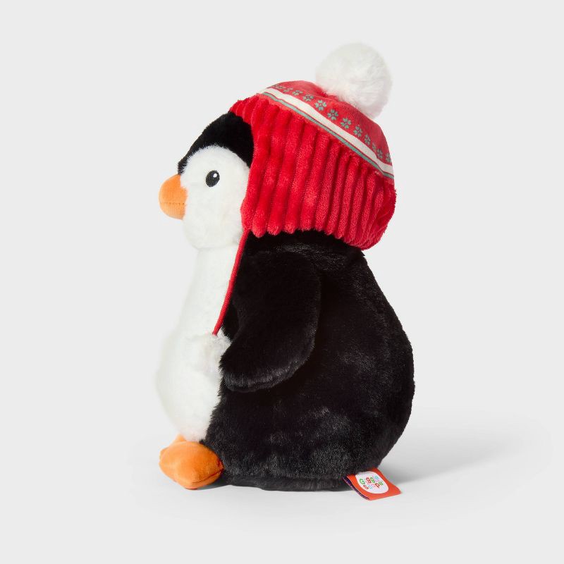 slide 3 of 4, 12'' Penguin with Hat Stuffed Animal - Gigglescape™, 1 ct