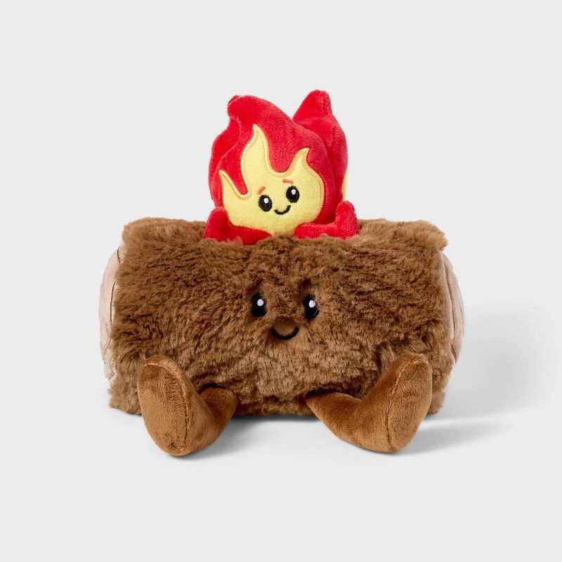 slide 1 of 3, 7" Yule Log Plush - Gigglescape™, 1 ct