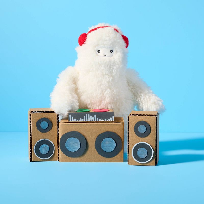 slide 2 of 4, 14'' Yeti Standing with Ear Muffs Stuffed Animal - Gigglescape™, 1 ct