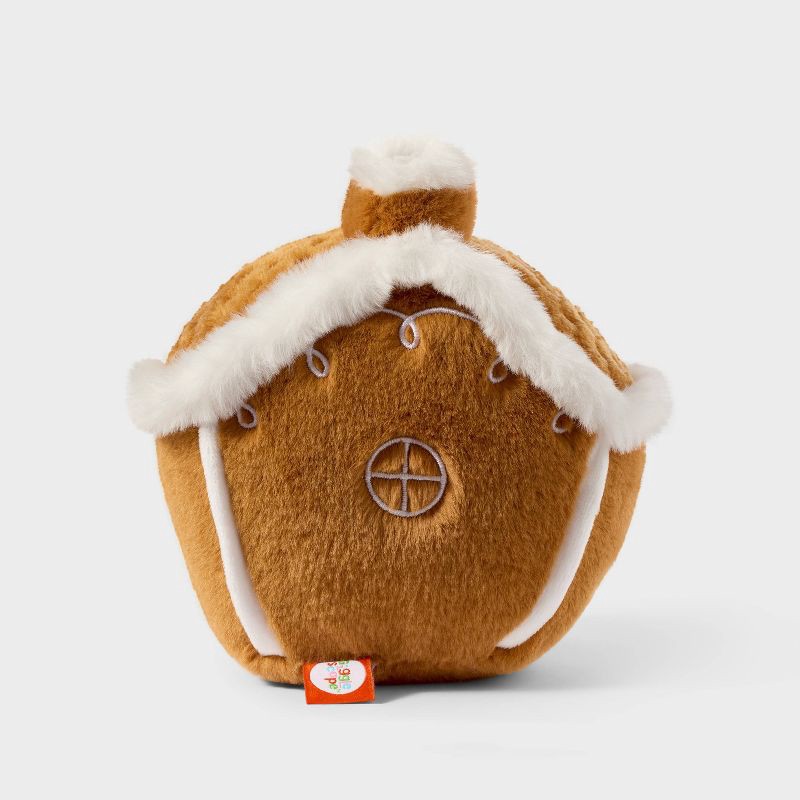 slide 3 of 3, 6" Gingerbread House Plush - Gigglescape™, 1 ct